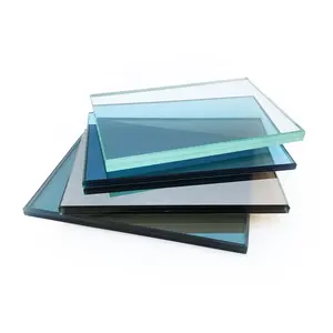 good price 8mm thick pvb film safety tempered toughened laminated glass panels