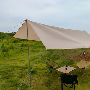 Lona de Tela Oxford con Recubrimiento Plateado en Forma de Mariposa, 550x560cm, Impermeable, para Acampar al Aire Libre, Refugio Solar, Tienda de Campaña Individual - Product Image 2