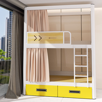 Double Space Capsule Staff Dortoir Lits Étudiants Lits hauts et bas Lits superposés simples pour jeunes