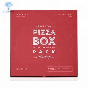 High Quality Popular Design Portable Biodegradable Corrugated Paper <b>Pizza</b> <b>Box</b> Custom - Product Image 4