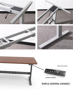 Happyland Moderna di Stile Occidentale Squisito Design Ergonomico Ufficio Elettrico Automatico Regolabile in Altezza Scrivania Direzionale - Product Image 6