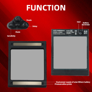 Anti-Blue <b>Light</b> Big View100x93MM Eara 4 Arc <b>Sensor</b> DIN5-DIN13 Solar Auto Darkening TIG MIG MMA Welding /helmet/welder Cap - Product Image 5