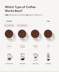 Personalized Gift 320ml Transparent Stainless Steel Vacuum Insulated Portable Camping Coffee French Press <b>Maker</b> 8-12 Hours - Product Image 5