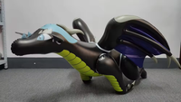 BeiLe Personnalisé Géant PVC Gonflable Publicité Volant Noir Dragon Jouet pour Enfant