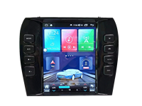 Autoradio multimédia Android avec GPS intégré pour Jaguar X-TYPE 2004-2008, écran vertical USB, navigation GPS, unité centrale stéréo