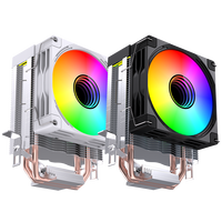LOVINGCOOL Wholesale CPU Cooler 2 Heat Pipes Heat Sink Gaming PC Processor Cooling Fan pour Intel LGA 115X 1366 AMD AM2 AM3