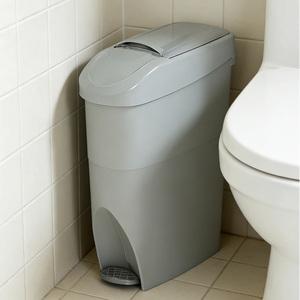 Lady's Blue Open Top Plastic Foot Pedal Sanitary <strong>Diaper</strong> Disposal <strong>Bin</strong> Hygiene Waste <strong>Bins</strong> for Home Toilet Use - Product Image 3