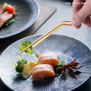 Juego de 3 Pinzas de Cocina Doradas de 10 Pulgadas, Pinzas Finas para Alimentos, Pinzas de Acero Inoxidable 430 - Product Image 3