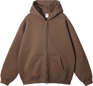 Cardigan <span class=keywords><strong>con</strong></span> Cappuccio e Doppia <span class=keywords><strong>Cerniera</strong></span> in <span class=keywords><strong>Pile</strong></span> di Alta Qualità, Giacca Casual per Uomo e Donna, Autunno Inverno - Product Image 3