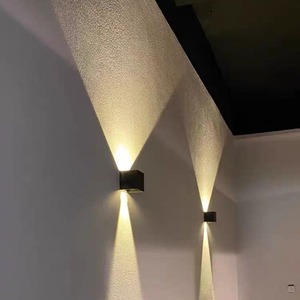 Minimalist Modern Square Outdoor Wall <b>Light</b> Led Waterproof Adjustable For <b>Corridor</b> Stairwell Entrance - Product Image 5