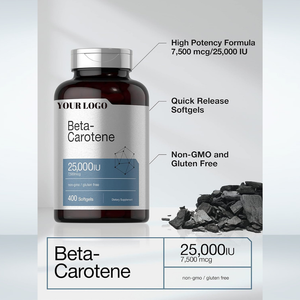 Beste Prijs Oem Bèta-Caroteen Ooggezondheidssupplementen Vitamine <span class=keywords><strong>A</strong></span> Bèta-Caroteen Softgelcapsule - Product Image 5