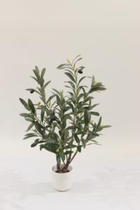 Arbre d'<span class=keywords><strong>olivier</strong></span> artificiel JWT3908, bonsaï de 60 cm, matériau PEVA/PE, aspect naturel, style nordique, décoration intérieure pour la maison et le bureau, décoration de mariage - Product Image 6