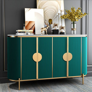 Meuble <span class=keywords><strong>buffet</strong></span> de salle à manger, armoire de cuisine en bois, meuble bar en marbre, style nordique, luxe moderne, buffets - Product Image 2