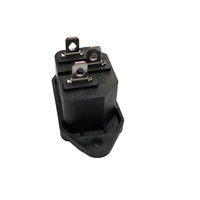 15A 250V AC prise d'entrée d'alimentation 3 broches Snap-In IEC Plug C16 connecteur industriel pour les produits d'appareils électriques ménagers