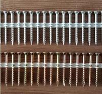Vis assemblées à entraînement rapide Jaune Zinc Torx Drive Acier inoxydable Bois Cloison sèche Type de tête fraisée Bois Cloison sèche Plastique Acier