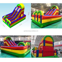 Castillo Inflable Comercial para Niños, Castillo Hinchable con Tobogán y Obstáculos