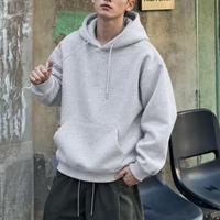Sweat-shirts imprimés surdimensionnés en coton French Terry avec logo imprimé numérique personnalisé