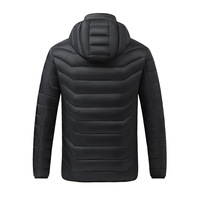 Usine en gros transfrontalier nouveau manteau en coton à capuche pour hommes vingt-une-zone chauffage vingt-une-zone chaud pour couple en plein air