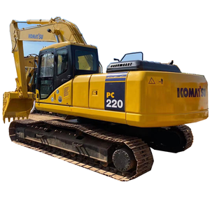 Excavatrice sur chenilles Komatsu PC220-8 d'occasion, moteur et pompe Cummins d'origine japonaise, modèle 2020, garantie 1 an, prête à être expédiée, en stock - Product Image 1