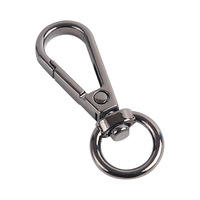 Porte-clés de luxe avec mousqueton à ressort et connecteur à anneau pivotant, accessoires pour loisirs créatifs, breloques de sac et cordons de sac