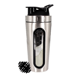 Nouveaux produits meilleur shaker de protéines bouteille d'eau en acier inoxydable 304 sous vide 700ml sans Bpa Sport Gym - Product Image 5