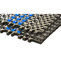 2600 Series 15.5mm Pitch Flat Top Chain Network Chaîne en plastique à vendre