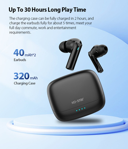 Audífonos Deportivos Inalámbricos TWS con Control Táctil, Cancelación de Ruido, Resistentes al Agua y con Controlador Dinámico de 10 mm - Product Image 3