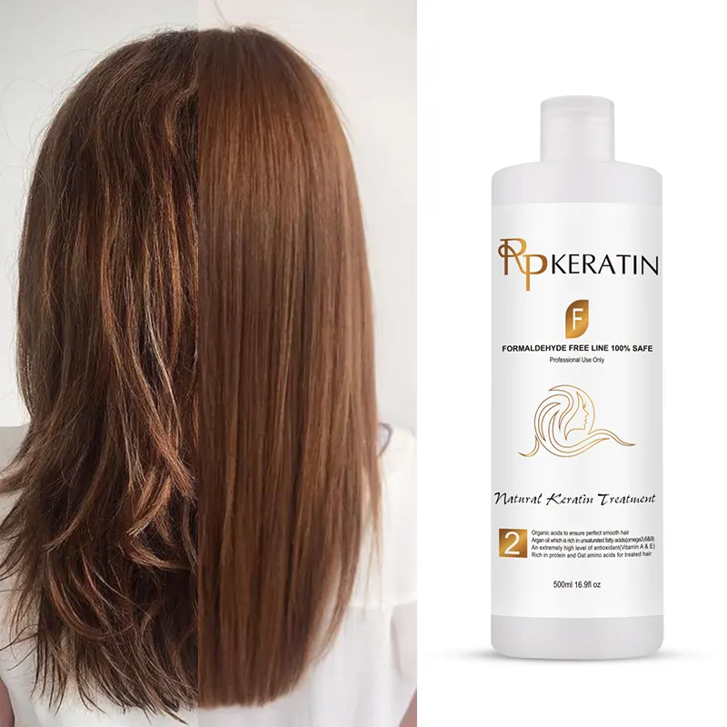 RPKERATIN Formaldehyde Free Brazilian Hair Straightening Cream alisado sin formol Keratin Hair Treatment