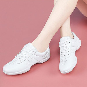 <span class=keywords><strong>Scarpe</strong></span> da Cheerleading Bianche per Donne e Uomini, <span class=keywords><strong>Scarpe</strong></span> per Aerobica, <span class=keywords><strong>Ginnastica</strong></span>, Danza, Sneakers da Competizione, Traspiranti - Product Image 6