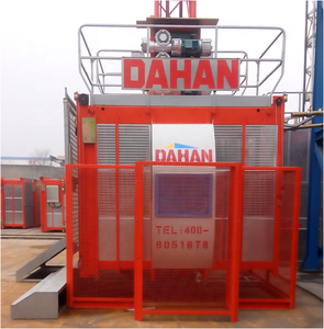 Grand transport de matériaux de construction à Double Colonne Releveur De Construction/ascenseur passager et grue matérielle - Product Image 4