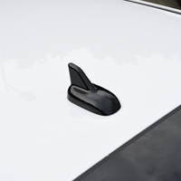 Autocollant de décoration d'antenne de voiture en forme d'aileron de requin, accessoires de modification automobile, autocollant de décoration de toit de voiture, accessoires universels
