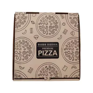 우아한 종이 포장 상자 포장 상자 재활용 도매 사용자 정의 골판지 포장 Caja 드 피자 인쇄