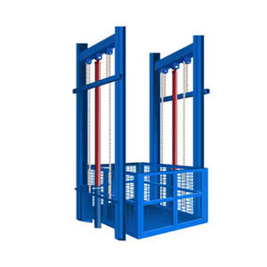 CE 4-8m kargo hidrolik lift elektrik rel panduan kargo kecil Lift kargo gudang vertikal - Product Image 3