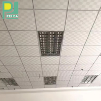 Fonction étanche à l'humidité et étanche Plaques de plâtre laminées en PVC Prix des carreaux de plafond à Dubaï