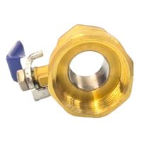 1/2 Inch Brass Ball Valve Strainer Manual Water Instrument OEM Customization Support -20~110 Temperature Range 3-Year