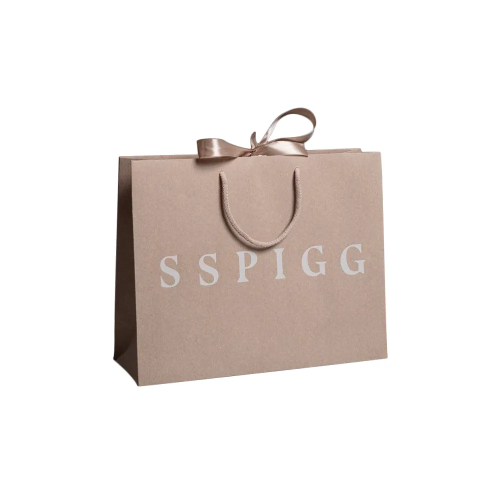 Logotipo personalizado impresso luxo euro tote papel saco de presente, saco de compras de embalagem charmoso com logos, sacos de papel com seu próprio logotipo