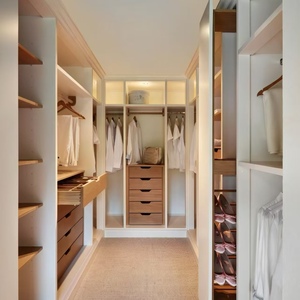 BALOM High End Walk in Closet Modular System Modern Solid Wood Bedroom Custom Color Size OEM Factory CE Certified - Product Image 1