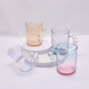 Juego de Vasos de Vidrio Transparente de 400 ml, Base Pesada, Aptos para Uso Alimentario, para Hogar, Bar, Restaurante, Regalo - Product Image 1