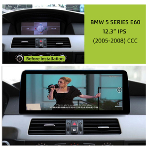 Máy Phát Đa Phương Tiện Android 11 12.3Inch Cho Xe BMW 5 Series E60 E61 E62 3Series <span class=keywords><strong>E90</strong></span> E91 Thiết Bị Đầu Vô Tuyến Định Vị GPS 4G Carplay - Product Image 6