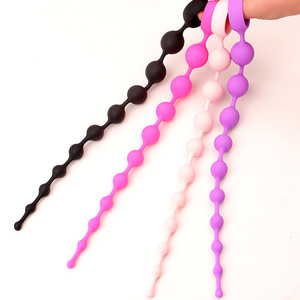 ปลั๊กซิลิโคนสำหรับขยายทวารหนักสำหรับผู้ชาย สีดำ ชมพู ม่วง บานเย็น ของเล่นกระตุ้นสำหรับผู้ใหญ่ - Product Image 1