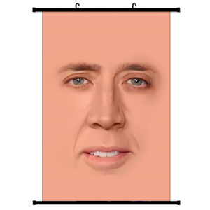 30*45CM abd filmleri sanat tuval komik Meme dini boyama goblen <span class=keywords><strong>Nicolas</strong></span> kafes Poster - Product Image 2