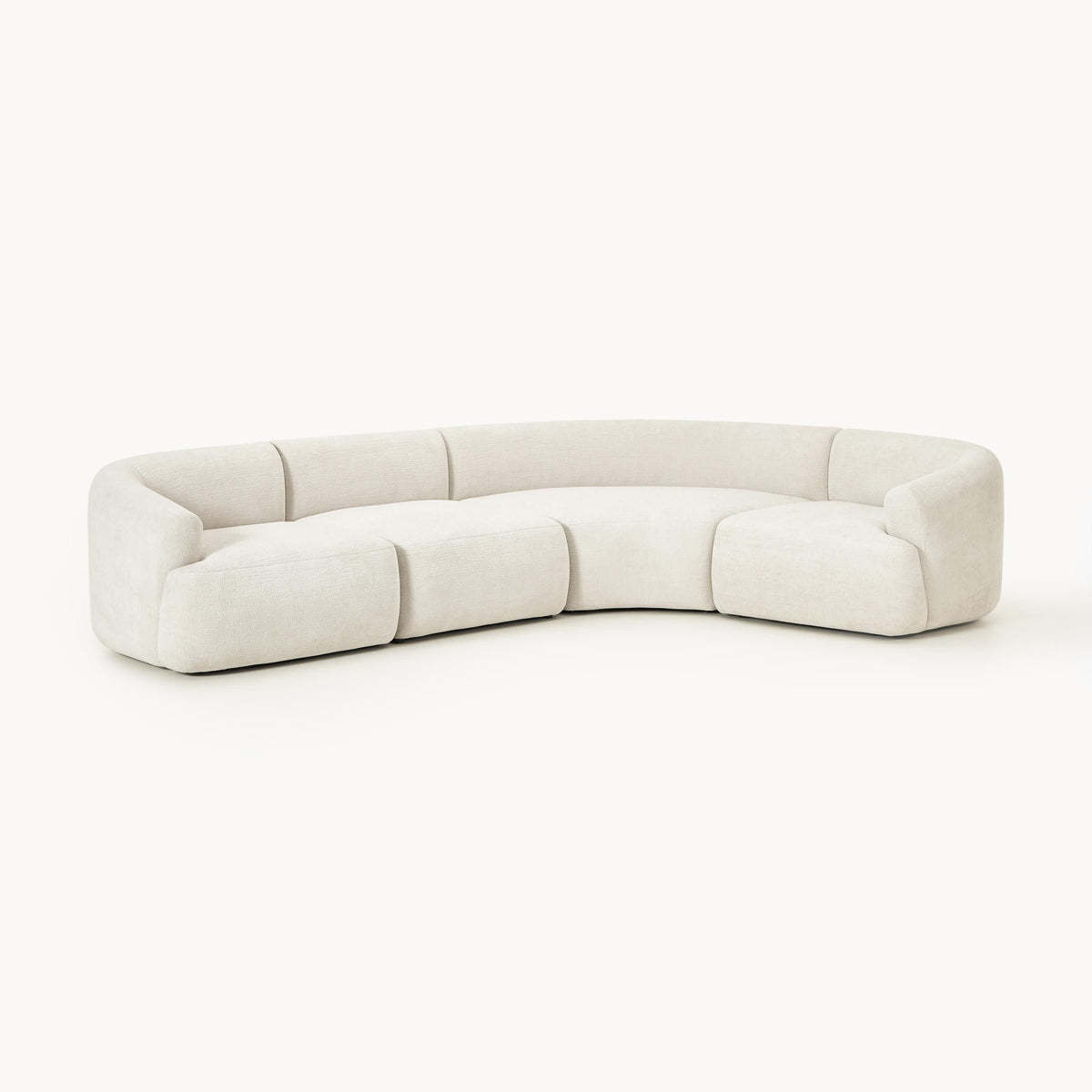 Tejido aterciopelado blanco  White