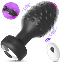 Neuer Bestseller 360° Rotierender Ferngesteuerter oder APP-gesteuerter Vibrierender Analplug Prostatamassagegerät für Anale Stimulation