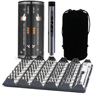 Jeu de tournevis de précision 127 en 1, kit d'outils de réparation magnétique professionnel pour ordinateur, ordinateur portable, boîte, Macbook, console de jeu
