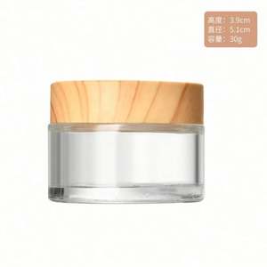 Oferta Especial: Frascos de Vidrio para Lociones y Cremas para el Cuidado de la Piel de 5ml-100ml con Tapas de Bambú y Vidrio Esmerilado Transparente - Product Image 5