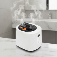 Generador de Vapor Eléctrico para Sauna de Acrílico y Acero Inoxidable, Baño de Vapor para Spa Corporal con Control Remoto