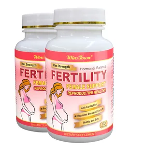 Tablette fertilité féminine nettoyage organique naturel pilules d'herbes de l'utérus capsule de fertilité de désintoxication pour les femmes ayant un bébé