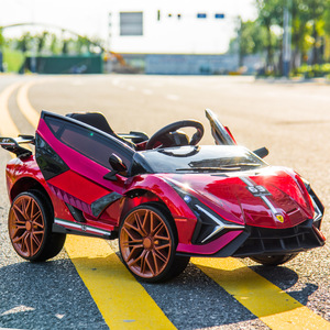Auto Eléctrico para Niños, Auto de Cuatro Ruedas para Niños y Niñas con Control Remoto, Juguete para Sentarse - Product Image 2