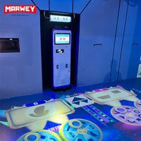 MARWEY Système Avancé de Salle d'Expériences Interactives Intérieures pour Enfants, Machine de Jeu Corporel Interactive à Détection de Mouvement