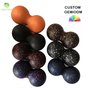 Bola Pijat Fascia Bentuk Kacang Tanah Circfoam dengan Logo Kustom, Dirancang untuk <span class=keywords><strong>Yoga</strong></span>, Meredakan Stres, Mengendurkan Otot yang Kaku, Kebugaran, Bola Kacang Tanah EPP - Product Image 1